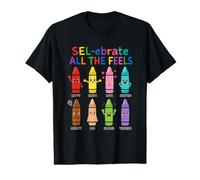 SEL-ebrate All The Feels Social Emotional Learning Value Graphic T-Shirt