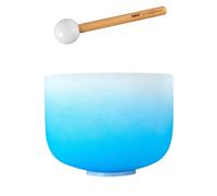 Sela 10" Blue Crystal Singing Bowl Throat Chakra