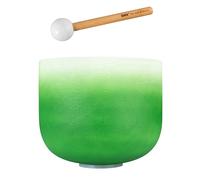 Sela 11" Green Crystal Singing Bowl Heart Chakra