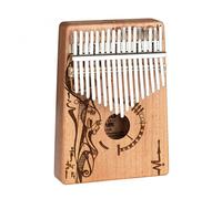 Art Series Kalimba 17 Peaceful Mind Mahogany with Bag and Tuning Hammer