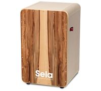 Sela CaSela Pro Cajon with Snare On/Off Switch Satin Nut