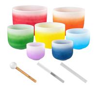 SELA Crystal Singing Bowl Chakra Set 432 Hz