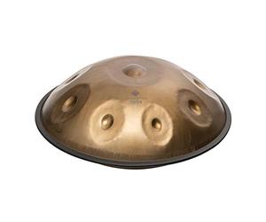 SELA Harmony Handpan C Amara I Handmade Premium Quality - Suitable for Beginners & Professionals I Stainless Steel Percussion Instrument - Includes Padded Bag I Pantam SE 301 Stainless Steel Gold