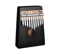 Sela Kalimba 10 - Black Thumb Piano with 10 Tongues in C Key with Bag