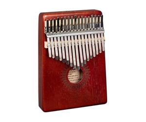 Sela Kalimba 17 - Red Thumb Piano with 17 Tongues in C Key with Bag