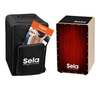 Sela Varios Blue Snare Cajon SE 052 Cajon Bundle Standard red