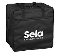 Sela SE 101 Bass Cajon Bag - Tear-resistant nylon bag with practical side compartment, carrying straps and detachable shoulder strap