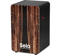 Sela SE 107 Casela Pro Dark Nut Snare Cajon with On/Off-Mechanism/Pre-Assembled, Black
