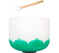 Sela SECLU10F Lotus Crystal Singing Bowl 10" Heart Chakra