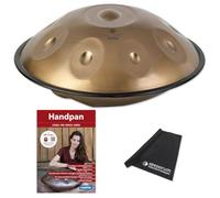 Sela SEHP203 Harmony Handpan D-Kurd Stainless Steel with Textbook and Cloth
