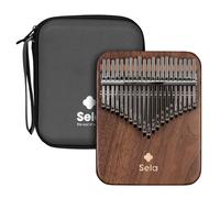 Sela Solid Kalimba 21 Black Walnut