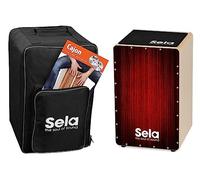 Sela Varios Blue Snare Cajon SE 052 Cajon Bundle Standard red