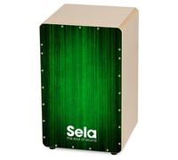 Sela Varios Pre Assembled Cajon with Removable Snare System Green