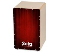 Sela Varios Pre Assembled Cajon with Removable Snare System Red