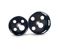 Selaginella Upgrade 2pcs Hand Held Circular Saw Multi Tool, Electrical Box Cutter Ceiling Drywall Hole Cutter for Dewalt 20v & Milwukee M18 Recessed Oscillating Tool Blade (3 3/8) & (4 1/4)