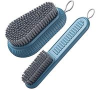 Selaurel Cleaning Brush Soft Bristle Brush Laundry Scrub Brush Clothes Underwear Shoes Scrubbing Brush, Easy to Grip Household Cleaning Brushes Tool for Countertops Bathtubs (Blue)