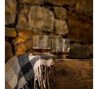 Selbrae House 2 Glass Tumblers - Golf in Clear Selbrae House Clear