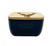 Selbrae House Blue Butter Dish - Stag Prince in Dark Blue | Size: 140 cm x 90 cm Selbrae House Dark Blue 140 cm x 90 cm