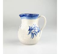 Selbrae House Ceramic Jug - Olive in Blue Selbrae House Blue