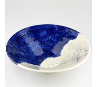 Selbrae House Ceramic Serving Bowl - Large - Wave in Blue Selbrae House Blue