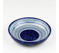 Selbrae House Ceramic Serving Bowl - Medium - Ripple in Blue Selbrae House Blue