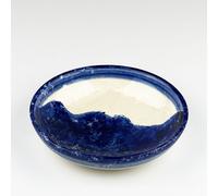 Selbrae House Ceramic Serving Bowl - Medium - Wave in Blue Selbrae House Blue