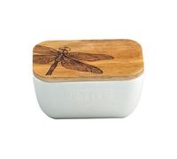Selbrae House Dragonfly White Butter Dish