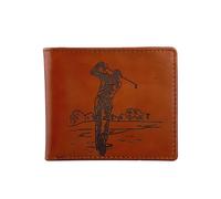 Selbrae House Golf Leather Wallet in Tan Selbrae House Tan One Size