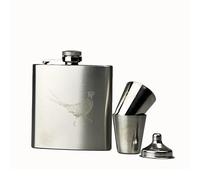 Selbrae House Hip Flask & Cup Set - Pheasant in Brown Selbrae House Brown
