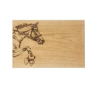 Selbrae House Horse Oak Serving Board in Light Brown Selbrae House Light Brown