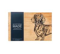 The Just Slate Company Dachshund 30cm Oak Serving Board