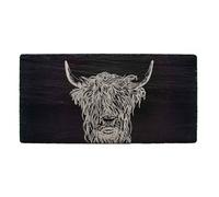 Slate Table Runner - Highland Cow Selbrae House Dark Grey 1 Pack