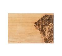 Selbrae House Just Slate Company Labrador 30cm Oak Serving Board