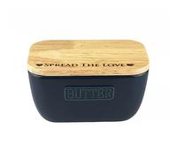 Selbrae House Just Slate Company Spread Selbrae House Love Blue Butter Dish