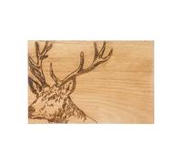Selbrae House Just Slate Company Stag 30cm Oak Serving Board