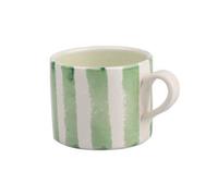 Selbrae House Large Green Stripe Ceramic Mug