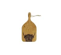 Selbrae House Oak Hanging Paddle - Small - Highland Cow in Natural Selbrae House Natural
