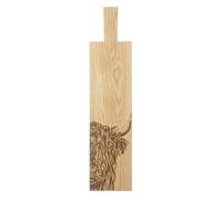 Selbrae House Oak Paddle - Long - Highland Cow in Light Brown Selbrae House Light Brown