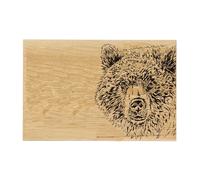 Selbrae House Oak Serving Board - 30cm - Bear in Light Brown Selbrae House Light Brown
