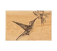 Selbrae House Oak Serving Board - 30cm - Hummingbird in Light Brown Selbrae House Light Brown