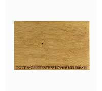 Selbrae House Oak Serving Board - 30cm - Love & Celebrate in Light Brown Selbrae House Light Brown