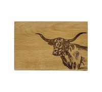 Selbrae House Oak Serving Board - 30cm - Texas Longhorn in Light Brown Selbrae House Light Brown
