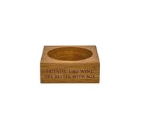 Selbrae House Oak Wine Bottle Coaster - Wine in Natural Selbrae House Natural