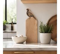 Selbrae House Pheasant Framed Beech Serving Board - Medium in Natural Selbrae House Natural