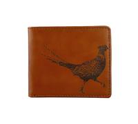Selbrae House Pheasant Leather Wallet in Tan Selbrae House Tan One Size
