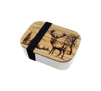 Selbrae House Scenic Stag Lunch Box in Light Oak Selbrae House Light Oak