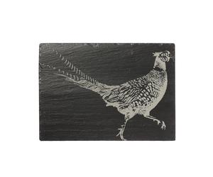 Selbrae House Slate Cheese Board - Pheasant in Dark Grey | Size: 1 Pack Selbrae House Dark Grey 1 Pack