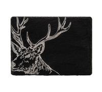 Slate Cheese Board Stag in Black | Charlies