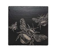 Selbrae House Slate Pot Stand - Bee in Dark Grey | Size: 1 Pack Selbrae House Dark Grey 1 Pack