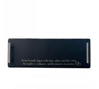 Selbrae House Slate Serving Tray - Small - The Best Moments in Dark Grey | Size: 1 Pack Selbrae House Dark Grey 1 Pack